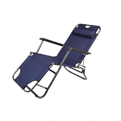 Outdoor folding metal beach reclining chair zero gravity camping chair